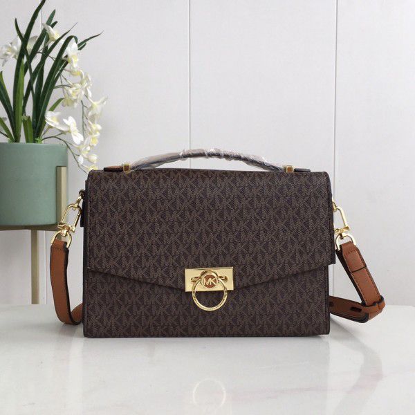 hendrix logo cross body bag with dust bag & carry bag (3810 coffee brown) hendrix logo cross body bag with dust bag & carry bag (3810 coffee brown)