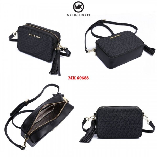 michael kors jet set camera bag with og & box dust bag (black black) 9028 michael kors jet set camera bag with og & box dust bag (black black) 9028
