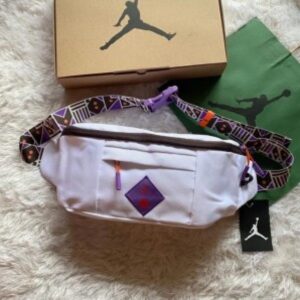 air jordan fanny bag waist pouch unisex (white f072)