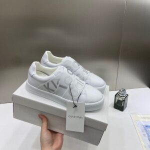 calvin klein jeans white womens classic cupsole elast webbing sneaker ck 5 white