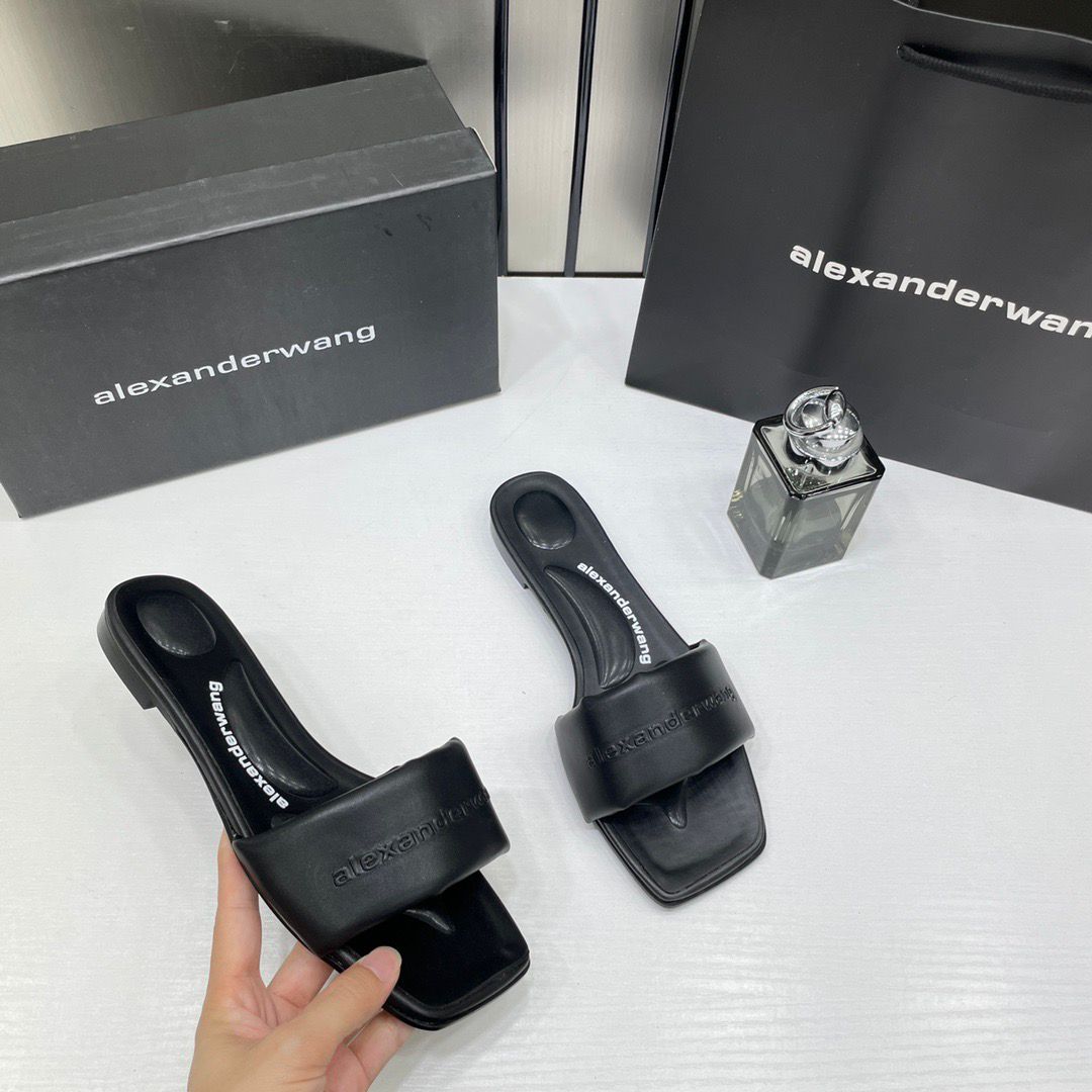 alexander wang flats with og box carry bag black 2025 6 black leather alexander wang flats with og box carry bag black 2025 6 black leather