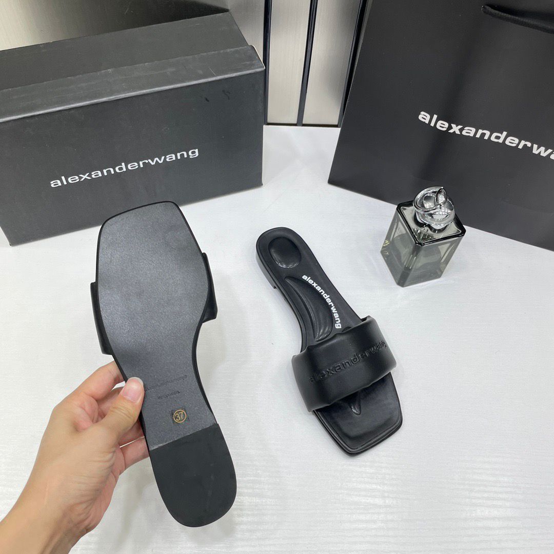 alexander wang flats with og box carry bag black 2025 6 black leather alexander wang flats with og box carry bag black 2025 6 black leather