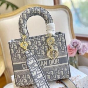 dior lady d lite with og box (057 grey)