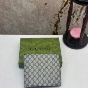 gucci small gg blue premium wallet with og box 60223 small blue