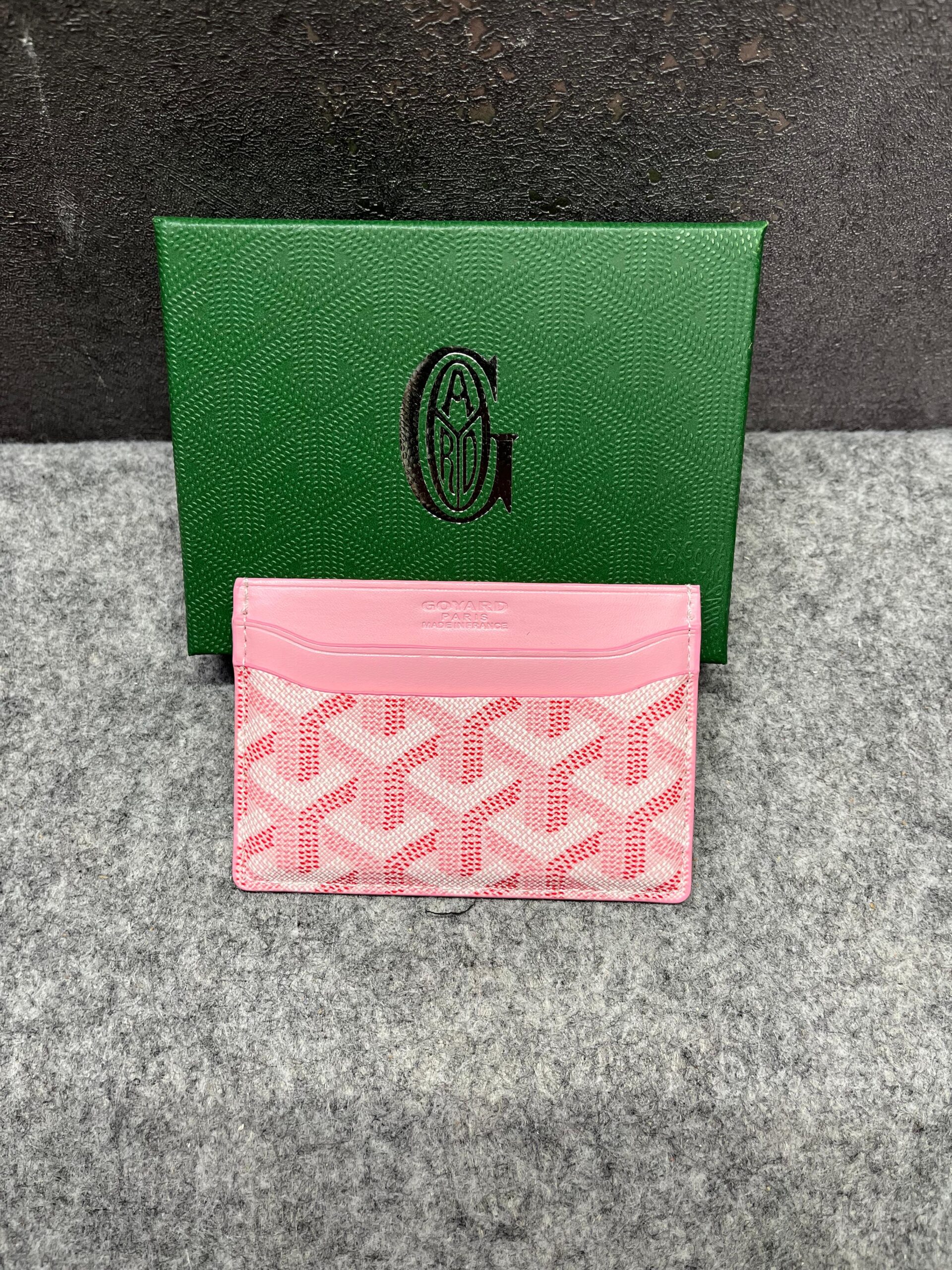goyard saint sulpice card holder case wallet pink with og box pink goyard saint sulpice card holder case wallet pink with og box pink
