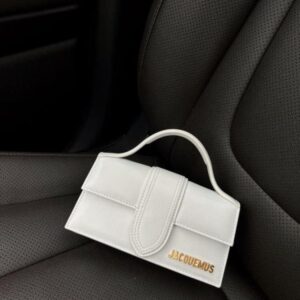 jacquemus leather le bambino with sling strap og box & dust bag (1120 beige)