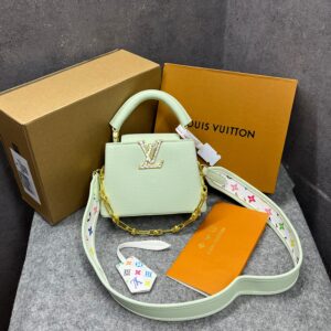 louis vuitton capucines mini matcha green og double box with dust bag 98179 1 matcha green