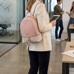 michael kors backpack with dust bag (0089 1pink)