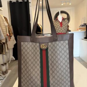 gucci ophidia soft gg supreme large tote gg supreme premium with dust bag 519335
