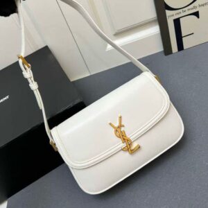 ysl solferino shoulder bag with og box(2435 white)