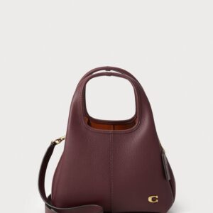 coach lana 23 wine with ogbox dust cover longbelt cm545 wine