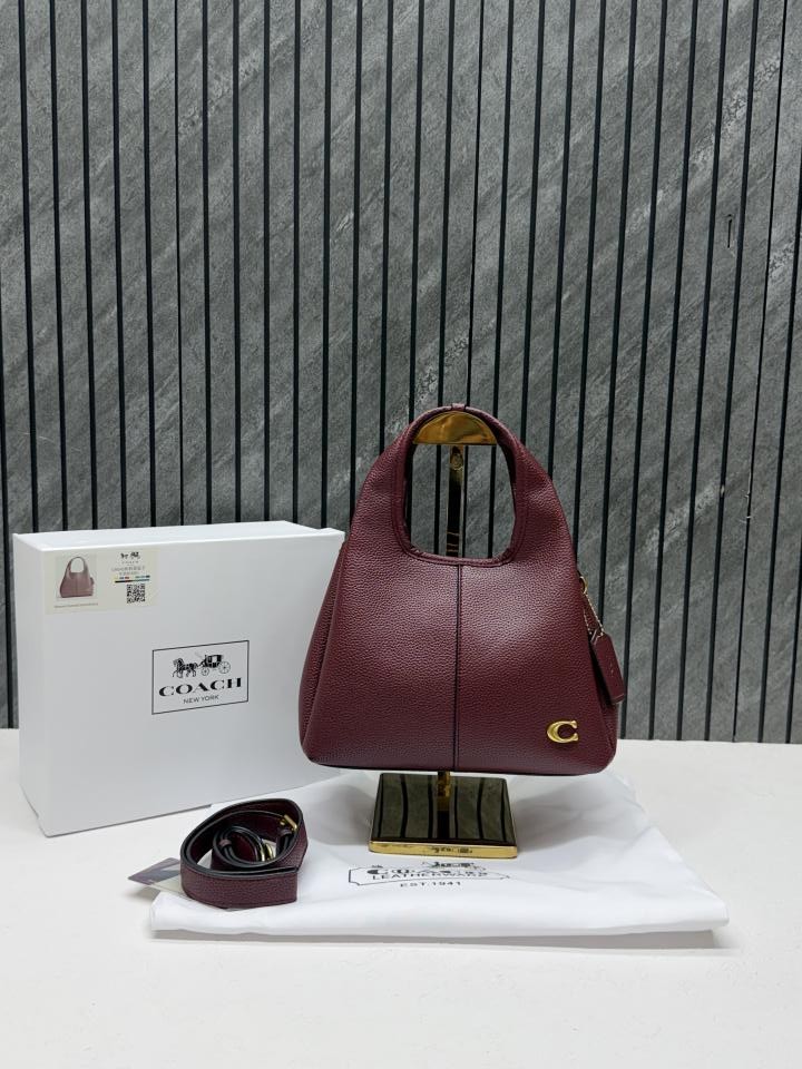 coach lana 23 wine with ogbox dust cover longbelt cm545 wine coach lana 23 wine with ogbox dust cover longbelt cm545 wine
