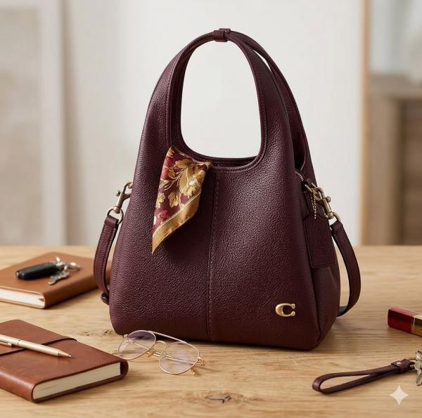 coach lana 23 wine with ogbox dust cover longbelt cm545 wine coach lana 23 wine with ogbox dust cover longbelt cm545 wine