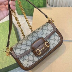  gucci horsebit top handlesling bag with og box(88228)
