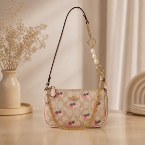 coac h nolita classy flowe patch sling bag with box 6291