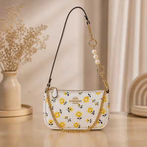coac h nolita classy flowe patch sling bag with box 6294