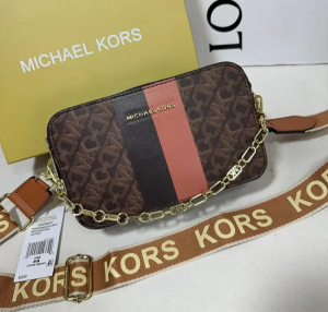 michael kors camera sling bag with box & dust bag & sling belt 5114