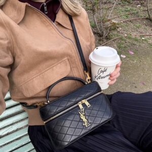 ysl vanity bag with og box(2501 2 black)