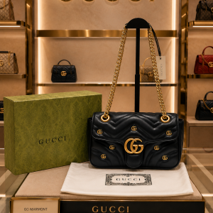 gucc i gg marmont shoulder bag with dust bag folding box 6353