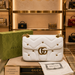 gucci gg marmont shoulder bag with dust bag folding box 6354