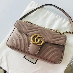 Home gucci marmont sling bag premium quality with box(green box)5977