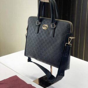  gucci laptop bag with dust bag (g205 5 black)