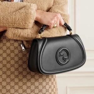  gucci blondie top handle with og box(g66221 black)