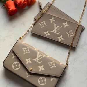 lv felicie with 2 utility pouches with og box(m61276)