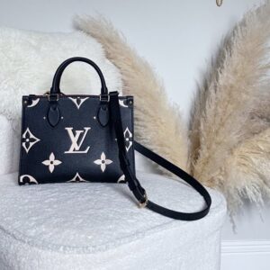 lv on the go medium size embossed with folding box(m45320)