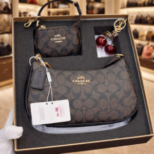 coac h teri combo with small pouch and charm with og box