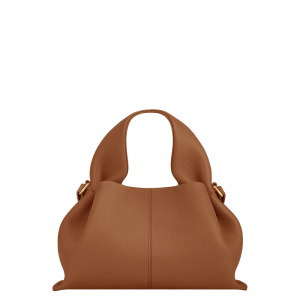 polenee numero neuf leather shoulder bag with box (brown 5979)