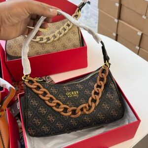 guess dea top zipper shoulder bag with box 6220
