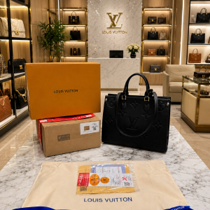 louiss vuitton onthego mm empreinte with&double og box and dust bag 6009