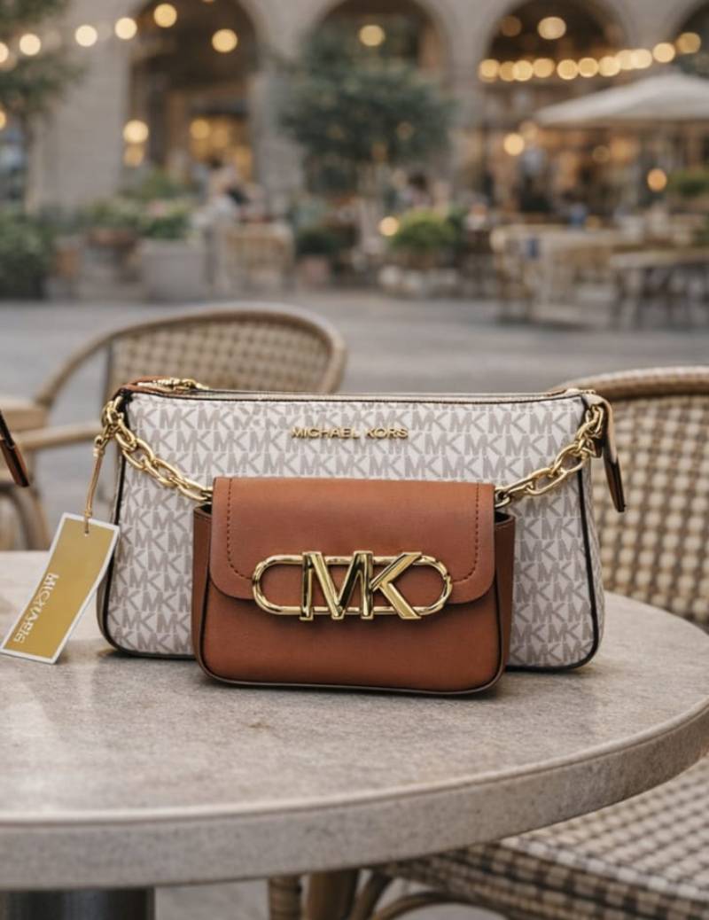 michael kor s parker large empire signature logo 2 in 1 crossbody bag with og box dustbag 6402 michael kor s parker large empire signature logo 2 in 1 crossbody bag with og box dustbag 6402
