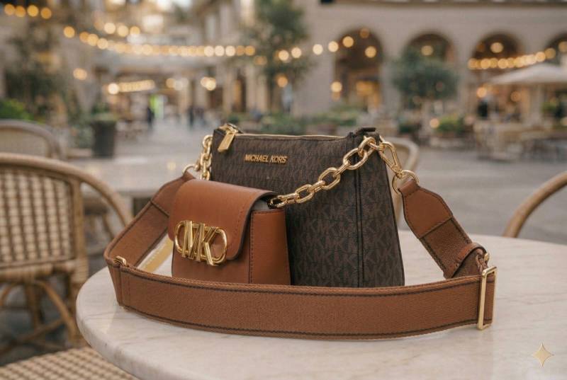 michael kor s parker large empire signature logo 2 in 1 crossbody bag with og box dustbag 6403 michael kor s parker large empire signature logo 2 in 1 crossbody bag with og box dustbag 6403