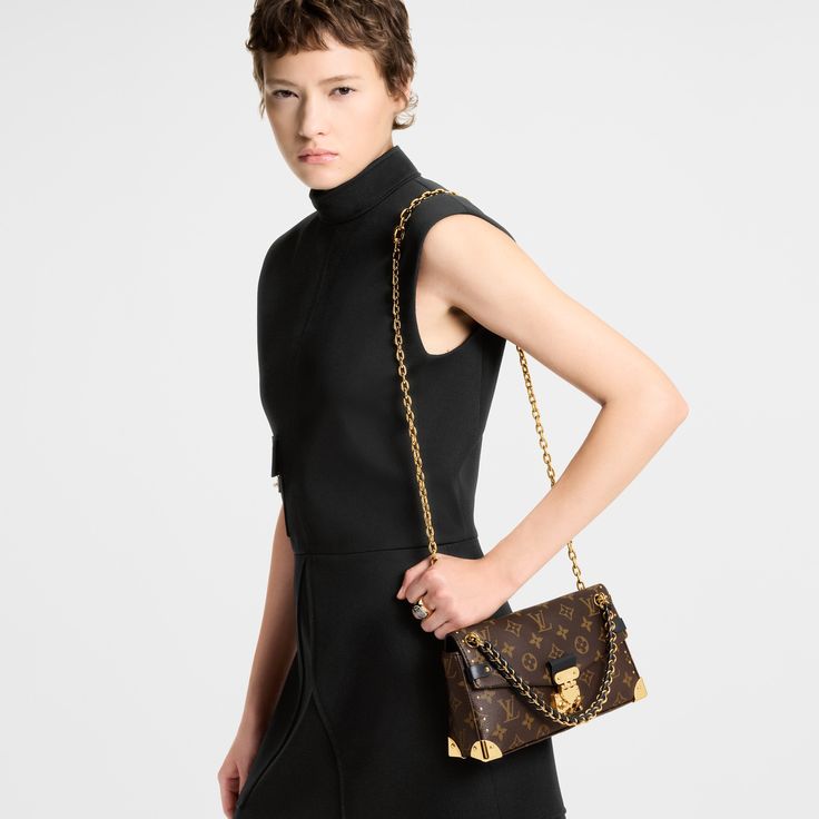 loui.s vuitton trunkie east west signature monogram leather shoulder bag with og box dust cover & carry bag m81668 monochrome coffee brown loui.s vuitton trunkie east west signature monogram leather shoulder bag with og box dust cover & carry bag m81668 monochrome coffee brown