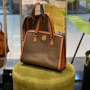 mk cowhide tote bag 6363