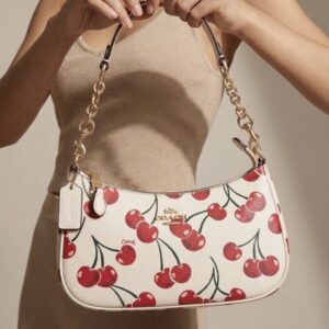 coac h teri hobo bag with og box(c08821 white)