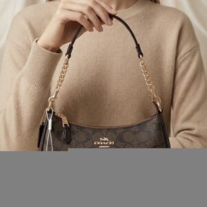 coac h teri hobo bag with og box(c08821 coffe)