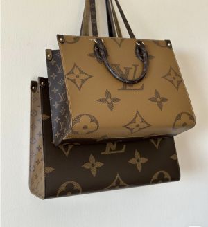 lv on the go monogram leather tote bag with dust bag large 969 lv on the go monogram leather tote bag with dust bag large 969