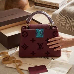 louiss vuitton capaucine premium quality with box 6385
