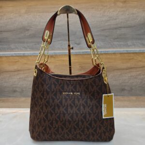michae.l kors fulton shoulder bag with dust bag coffee brown 8500