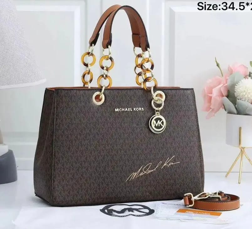 michae.l kors cynthia signature bag with dust bag (5340 coffee brown) michae.l kors cynthia signature bag with dust bag (5340 coffee brown)