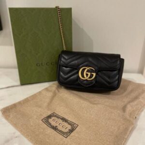 gucc i marmont sipermini 16cm with og box 6436