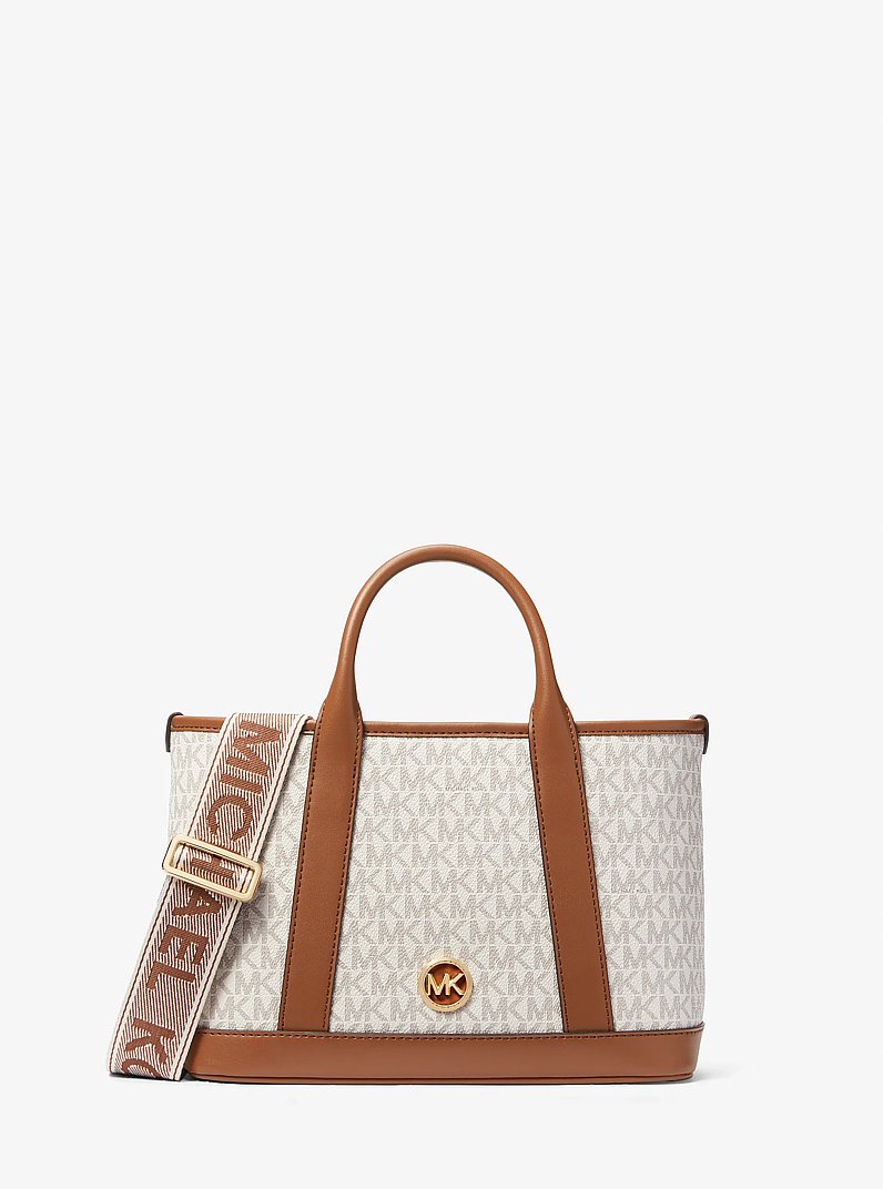 michael kor r luisa small signature logo satchel 6444 michael kor r luisa small signature logo satchel 6444