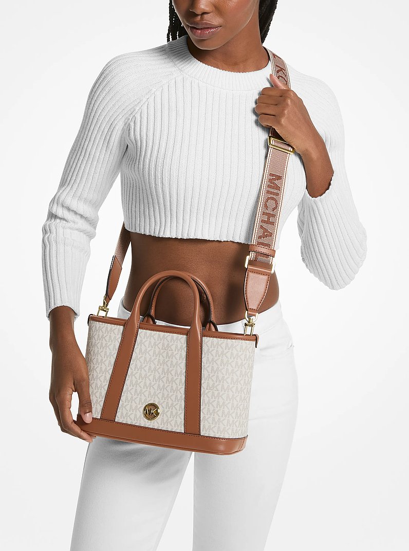 michael kor r luisa small signature logo satchel 6444 michael kor r luisa small signature logo satchel 6444
