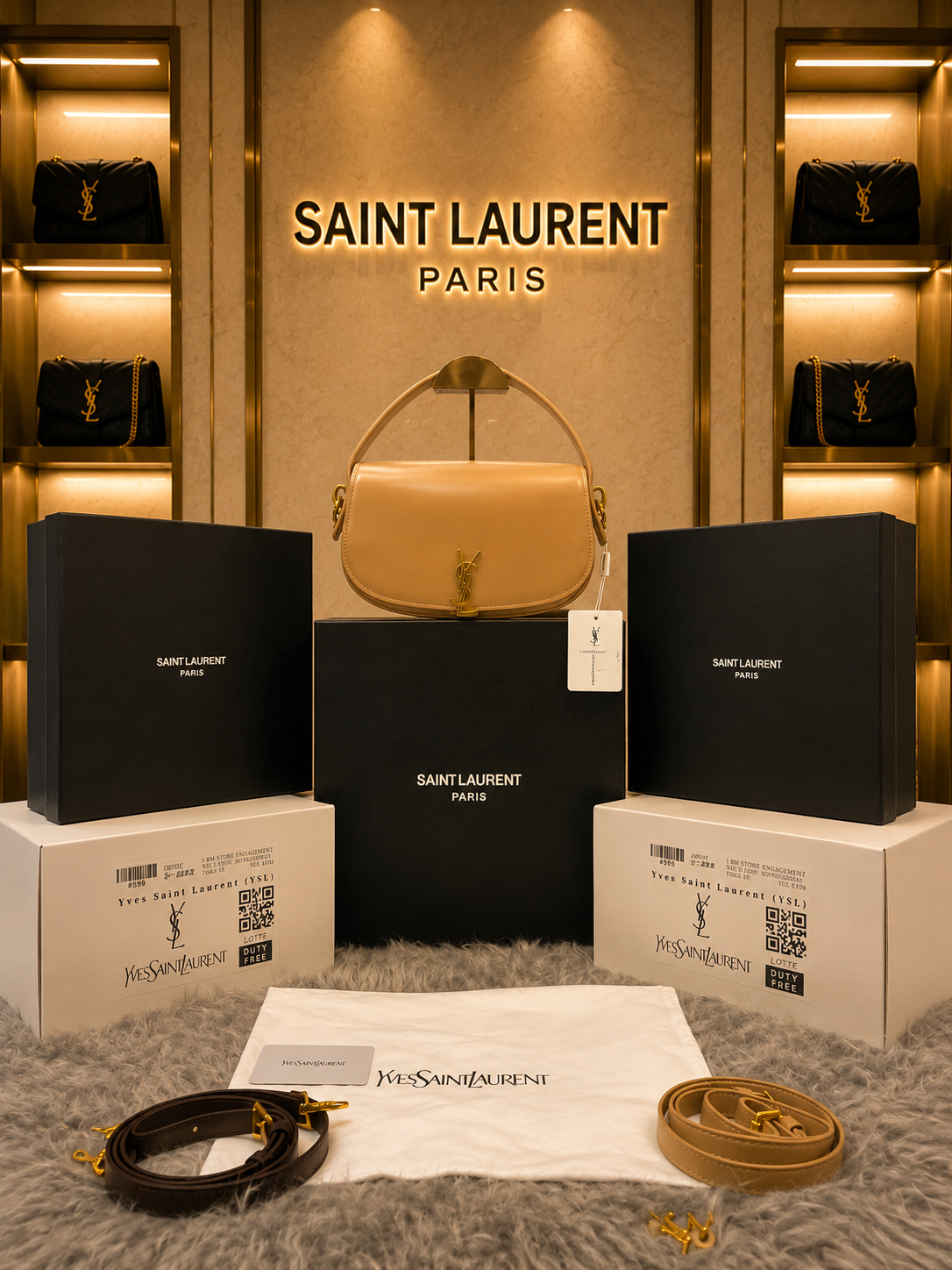 ysl saint laurent college medium chain bag dubble box packing 6424 ysl saint laurent college medium chain bag dubble box packing 6424