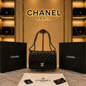 chane l paris jumbo big size lather quality inner branding with box bill 6430