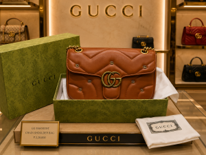 gucc i gg marmont shoulder bag with dust bag folding box 6355