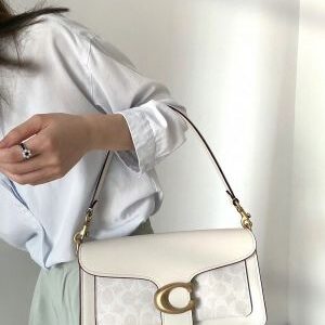 coachh tabby 26 shoulderbag with originalbox dustcover 8202 white wt apricot